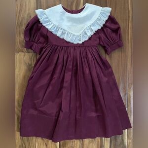 Vintage Monday’s Child Girl’s Collared Dress Size 6x